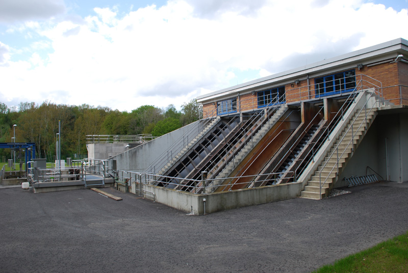 Altes Schneckenpumpwerk vor dem Umbau